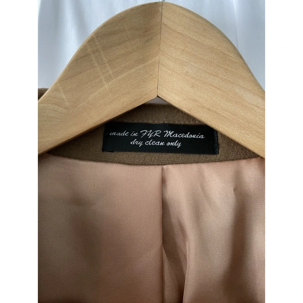 GIANFRANCO RUFFINI Size 42S Brown Cashmere Blend Sports Coat Woven Italy‎